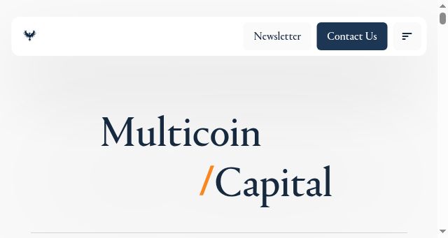 Screenshot of multicoin.capital