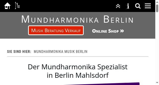 Screenshot of mundharmonika-berlin.de