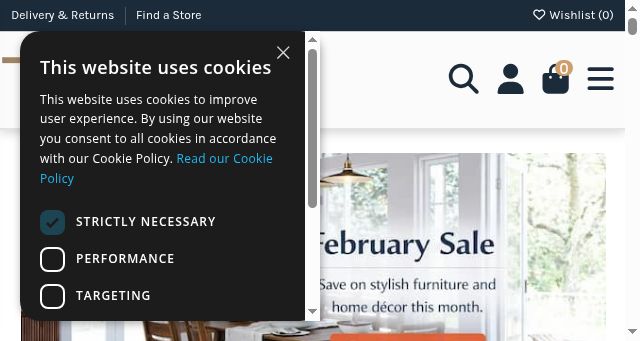 Screenshot of murphyfurniture.ie