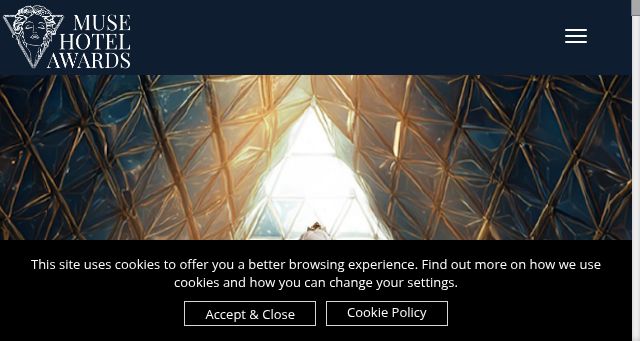 Screenshot of musehotelawards.com