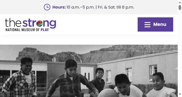 Screenshot of museumofplay.org