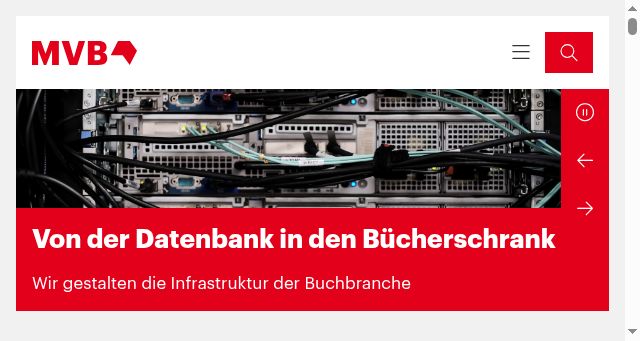 Screenshot of mvb-online.de