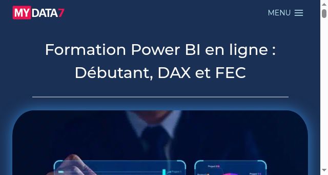 Screenshot of mydata7.fr