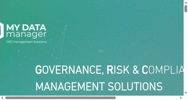 Screenshot of mydatamanager.eu