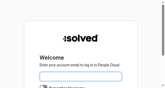 Screenshot of myisolved.com