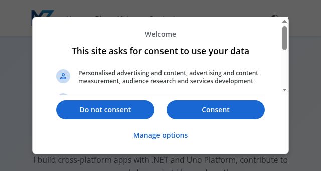 Screenshot of mzikmund.dev
