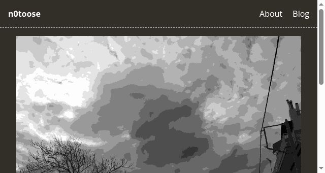 Screenshot of n0toose.net