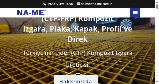 Screenshot of na-me.com.tr