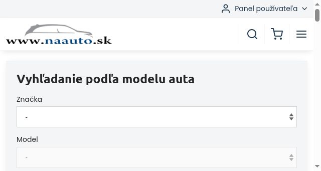 Screenshot of naauto.sk