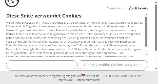 Screenshot of nada.at