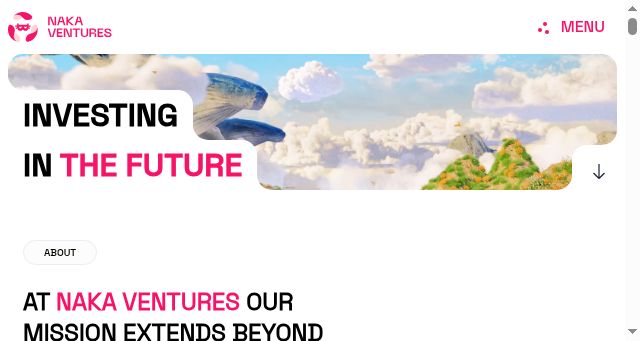 Screenshot of naka.ventures