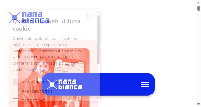 Screenshot of nanabianca.it
