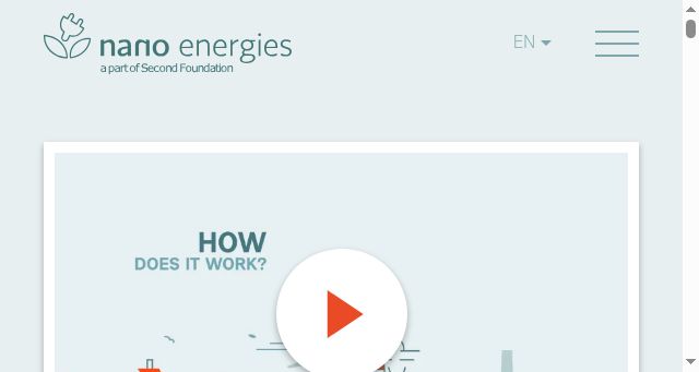 Screenshot of nanoenergies.eu