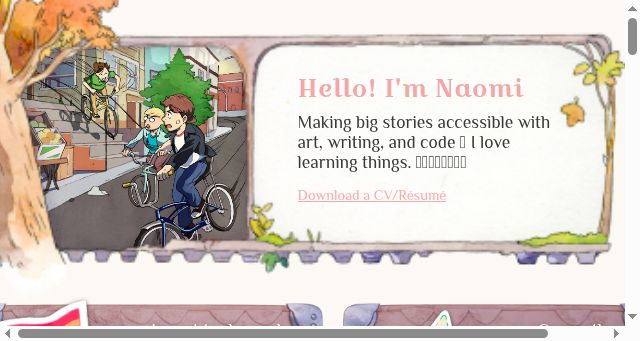 Screenshot of naomi.computer