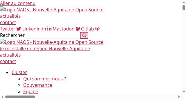 Screenshot of naos-cluster.com