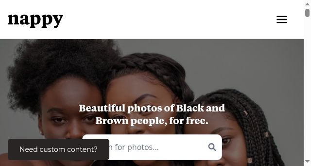 Screenshot of nappy.co