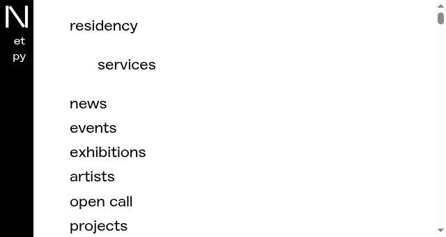 Screenshot of nart.ee