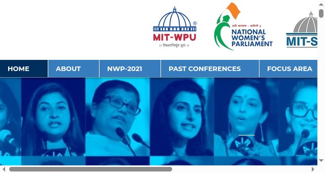 Screenshot of nationalwomensparliament.org