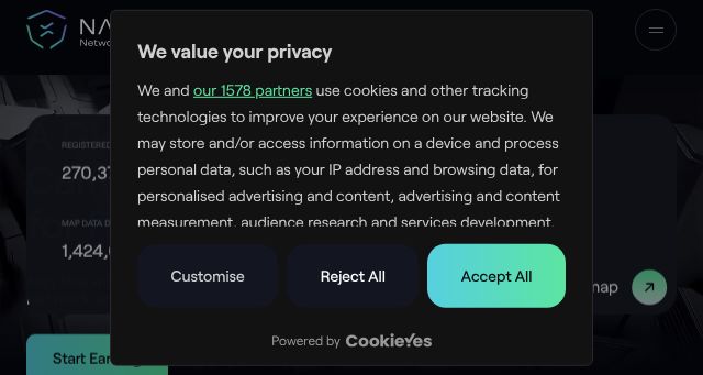 Screenshot of natix.network