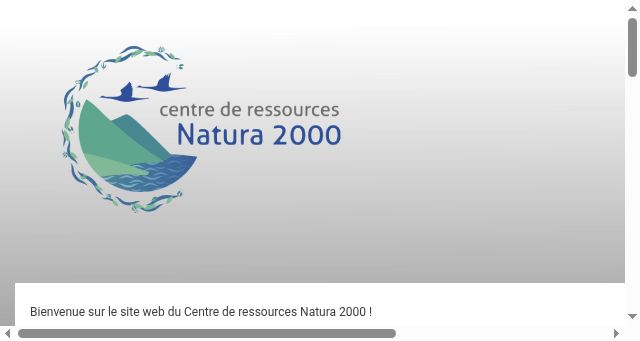 Screenshot of natura2000.fr