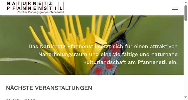 Screenshot of naturnetz-pfannenstil.ch