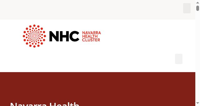Screenshot of navarrahealthcluster.com