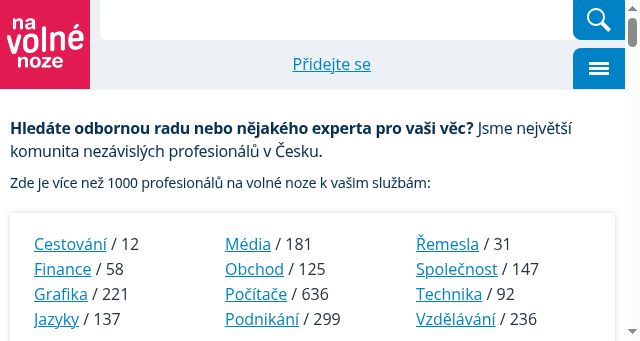 Screenshot of navolnenoze.cz