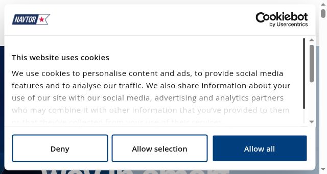 Screenshot of navtor.com