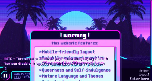 Screenshot of ne0nbandit.art