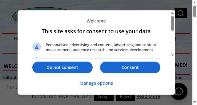 Screenshot of neangling.com