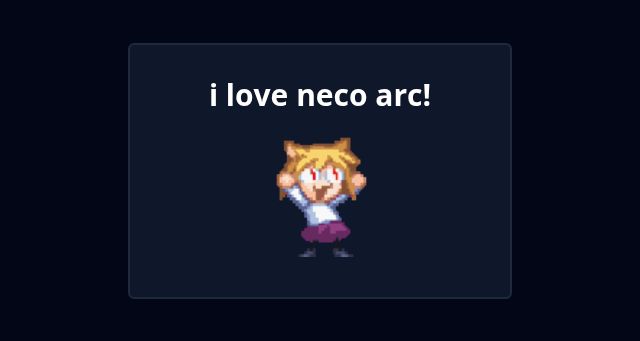 Screenshot of necoarc.dev