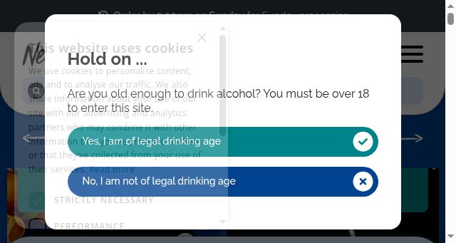 Screenshot of nectar.net