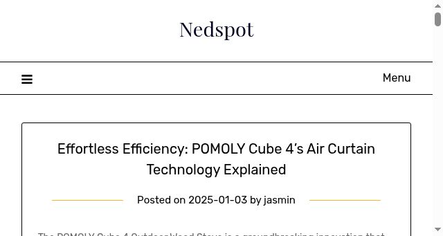 Screenshot of nedspot.com