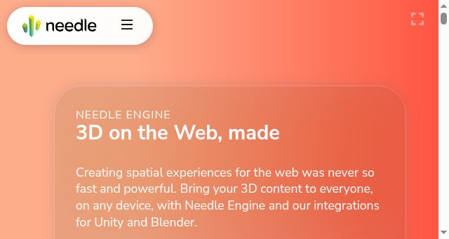 Screenshot of needle.tools