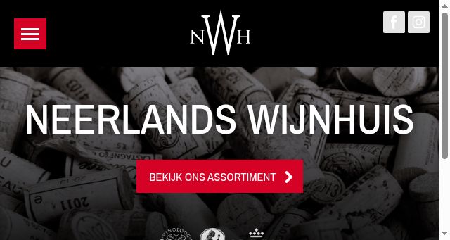 Screenshot of neerlandswijnhuis.nl