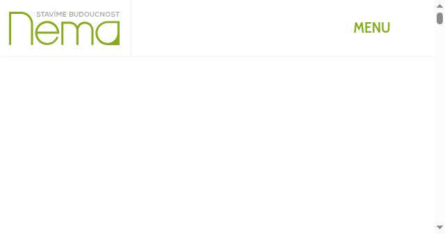 Screenshot of nema.cz