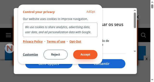 Screenshot of neofeed.com.br