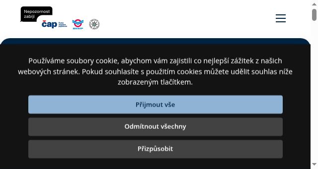 Screenshot of nepozornostzabiji.cz