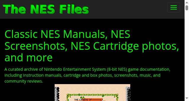 Screenshot of nesfiles.com