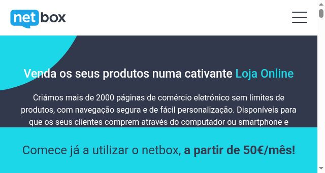 Screenshot of netbox.pt