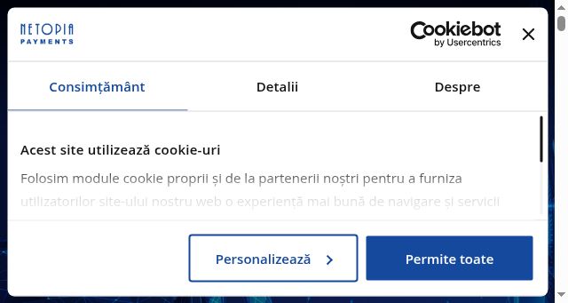 Screenshot of netopia-payments.com