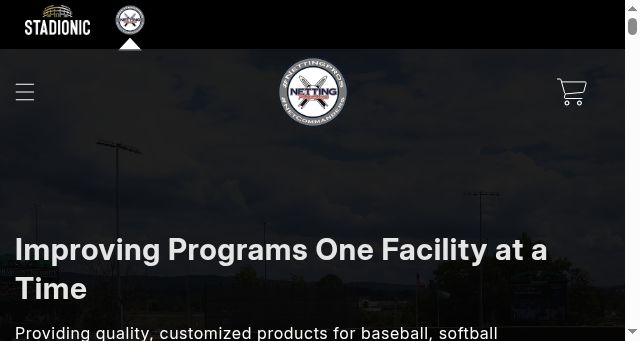 Screenshot of nettingpros.com