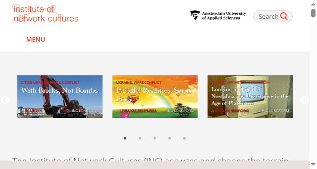 Screenshot of networkcultures.org
