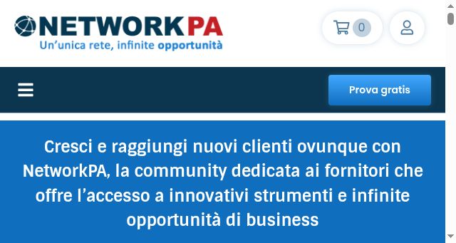 Screenshot of networkpa.it