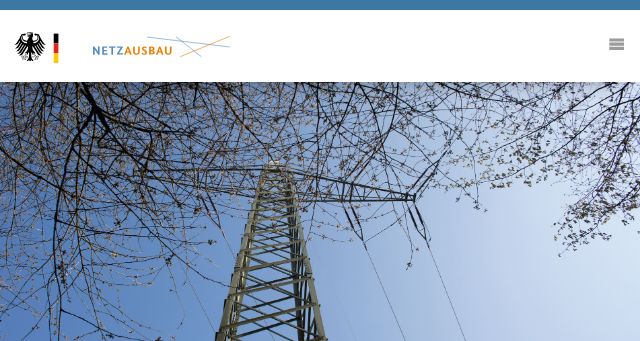 Screenshot of netzausbau.de