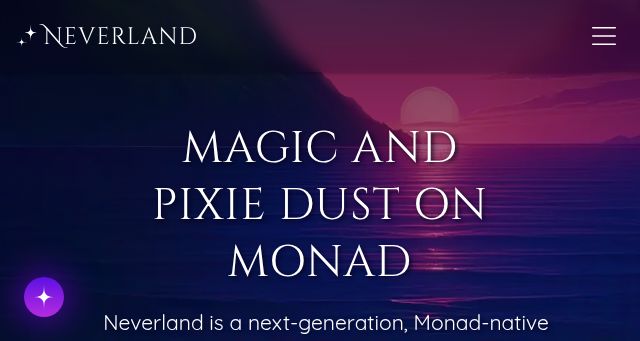 Screenshot of neverland.money