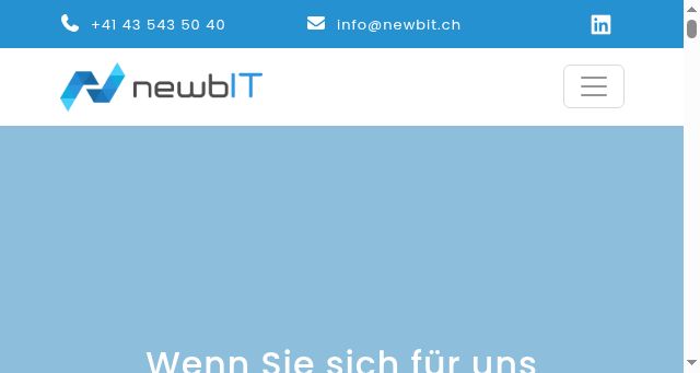Screenshot of newbit.ch