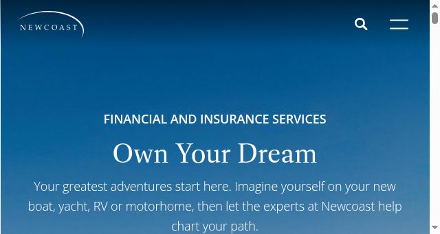 Screenshot of newcoast.com