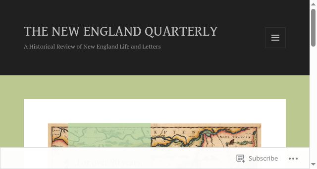 Screenshot of newenglandquarterly.org