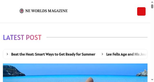Screenshot of neworldsmagazine.com